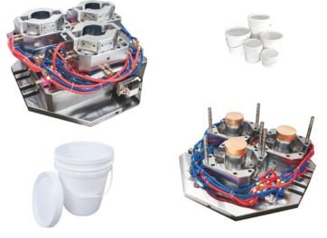 Bucket injection mold